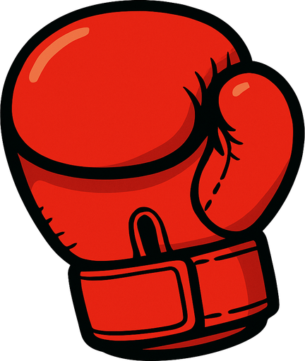tek yumruk boks eldiveni.
In-Game asset.  2d.  High contrast.  No shadows