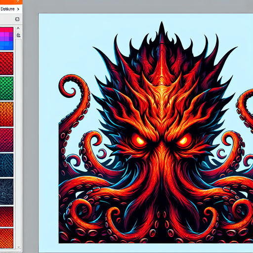 I need an octopus that looks like bowser.
Single Game Texture.  In-Game asset.  2d.  Blank background.  High contrast.  No shadows