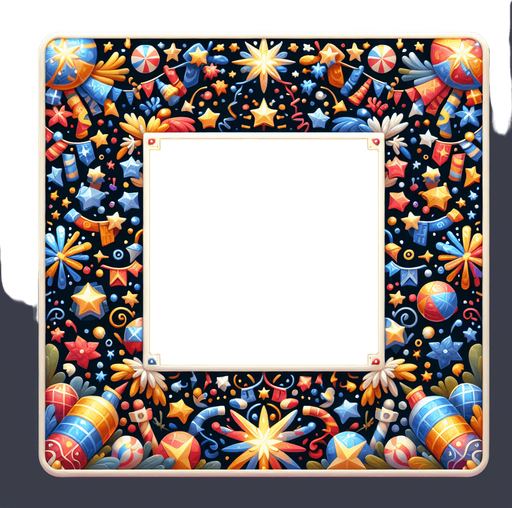 festive background Single Game Texture. In-Game asset. 2d. Blank background. High contrast. No shadows.