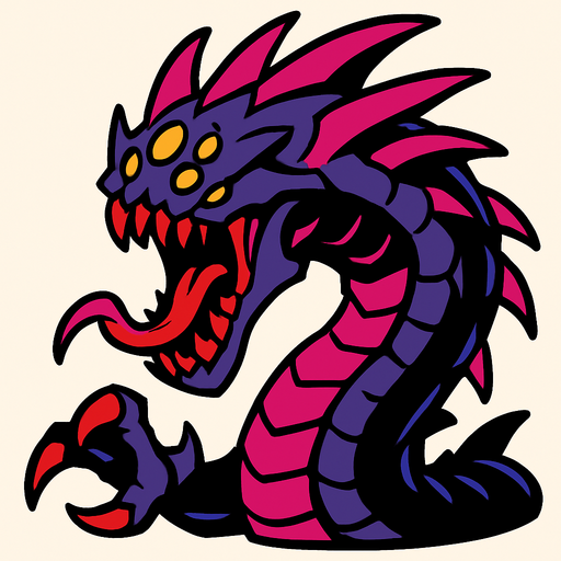 Baron Nashor.
In-Game asset.  2d.  High contrast.  No shadows