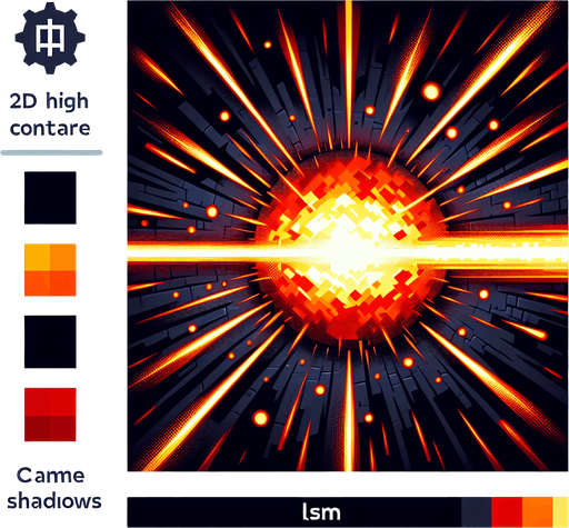 laser fire.
Single Game Texture.  In-Game asset.  2d.  Blank background.  High contrast.  No shadows