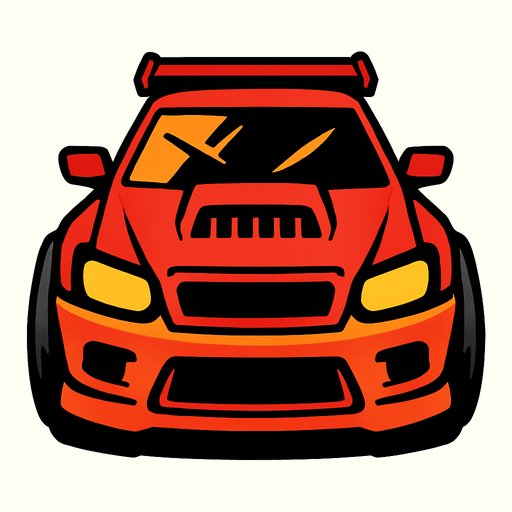 ENEMY CAR.
In-Game asset.  2d.  High contrast.  No shadows