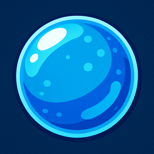 Water Bubble.
In-Game asset.  High contrast.  No shadows. 2D