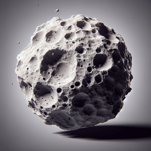 астероид.
Single Game Texture. In-Game asset. 2d. Blank background. High contrast. No shadows.