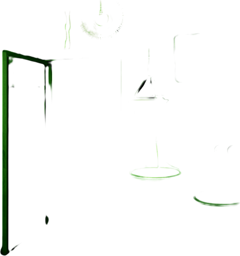 same room but its door open