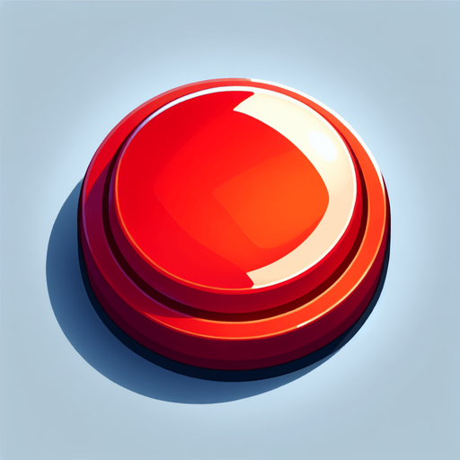 kırmızı buton.
Single Game Texture.  In-Game asset.  2d.  Blank background.  High contrast.  No shadows