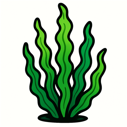 seaweed.
In-Game asset.  2d.  High contrast.  No shadows