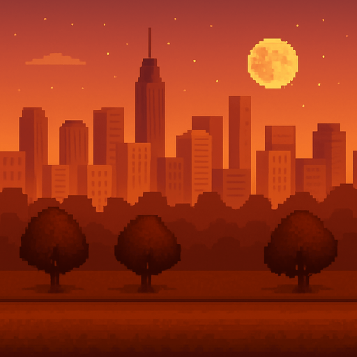 same picture but evening