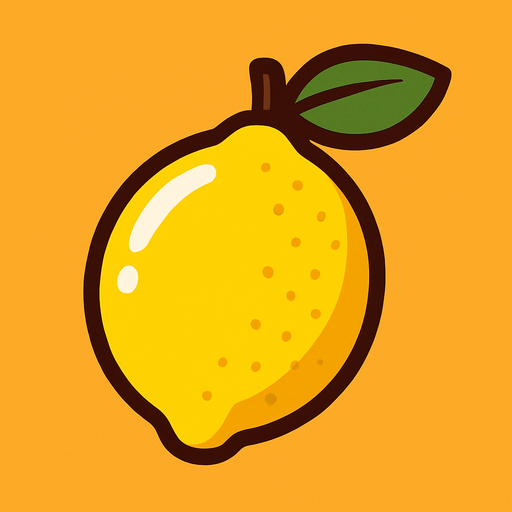 lemon.
In-Game asset.  2d.  High contrast.  No shadows