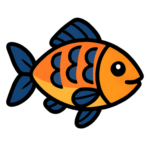 Balık.
In-Game asset.  2d.  High contrast.  No shadows