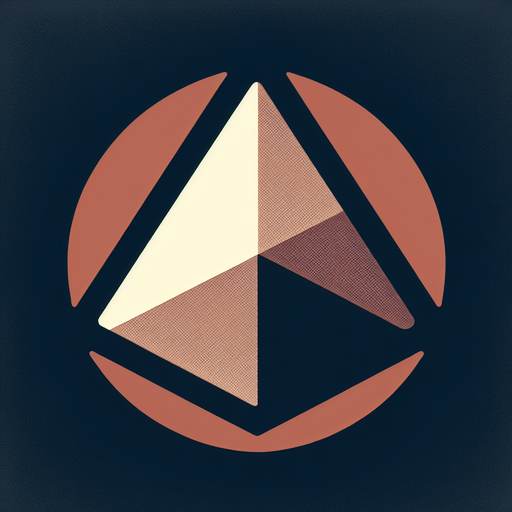 A simple Triangle, flat shaded, bevelled edges.
Single Game Texture. In-Game asset. 2d. Blank background. High contrast. No shadows.