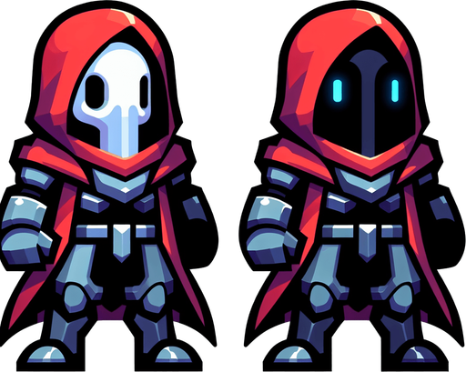 Enemy.
Single Game Texture. In-Game asset. 2d. Blank background. High contrast. No shadows.