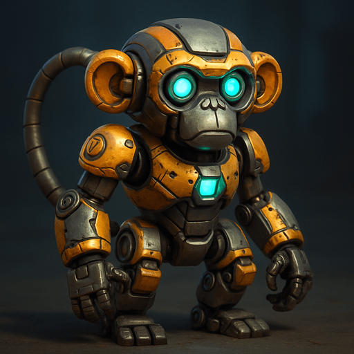 robot monkey.
In-Game asset