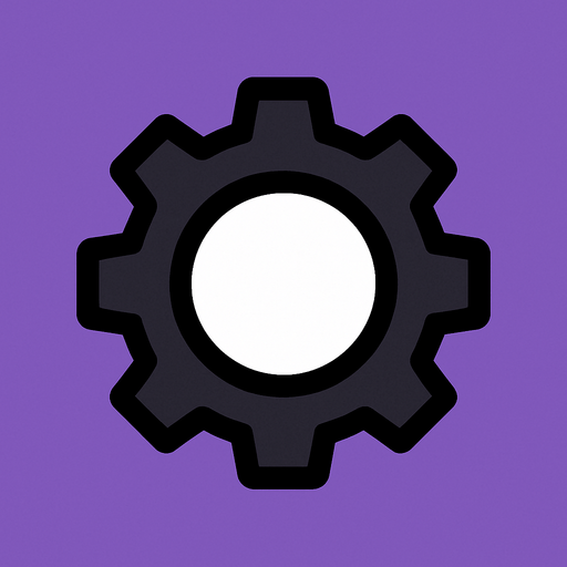 Ayarlar düğmesi oluştur.
In-Game asset.  High contrast.  No shadows