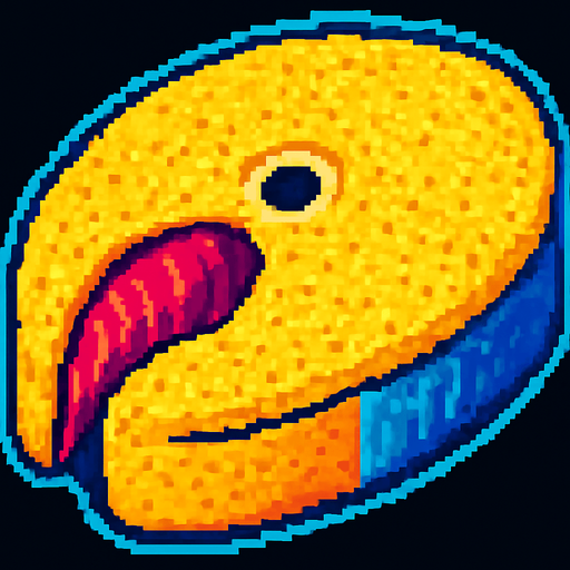 This fish steak with covered with raw batter on it.