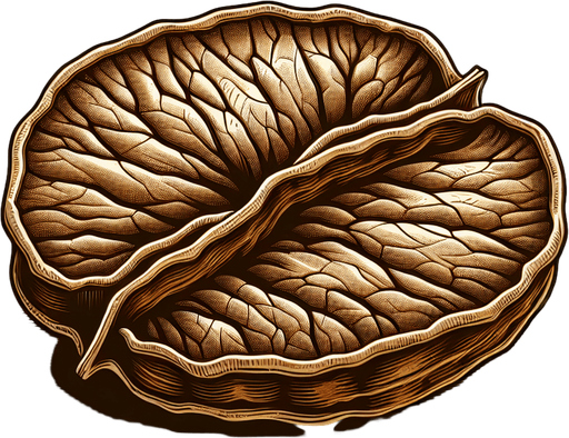 A dried split pea..
Single Game Texture.  In-Game asset.  2d.  Blank background.  High contrast.  No shadows