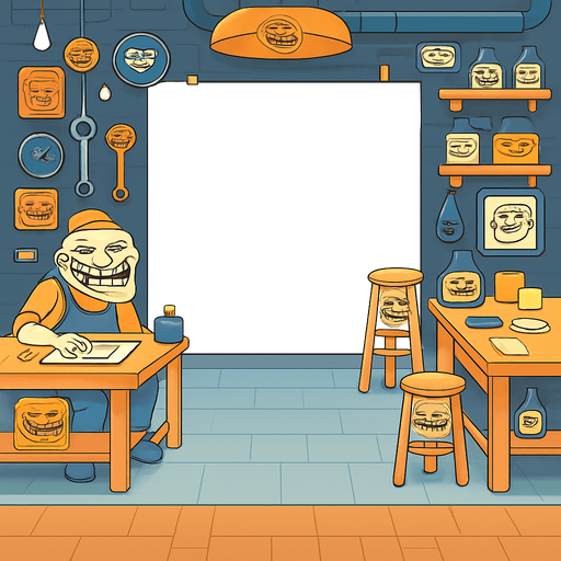 Same sizes with troll face theme