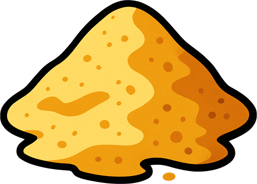 sand.
In-Game asset.  2d.  High contrast.  No shadows