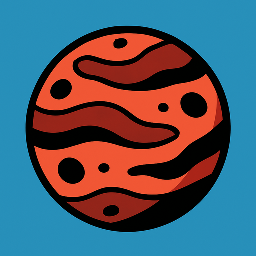 Gezegen.
In-Game asset.  High contrast.  No shadows. 2D