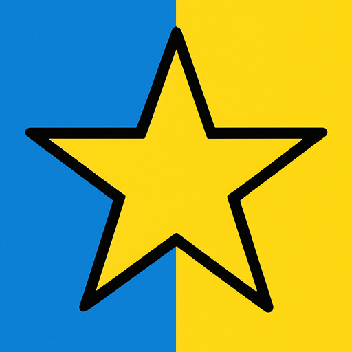 Star.
High contrast.  No shadows