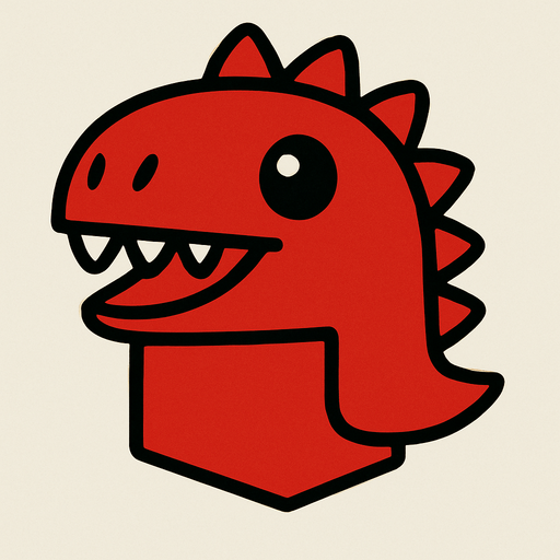 child roblox hat dinosaur red.
In-Game asset.  2d.  High contrast.  No shadows