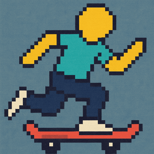retro pixel ar style 80s