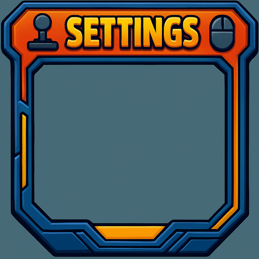 сделать надпись settings вместо upgrade, вместо звездочки джойстик как в авиасимуляторах, вместо срелочки вверх мышка