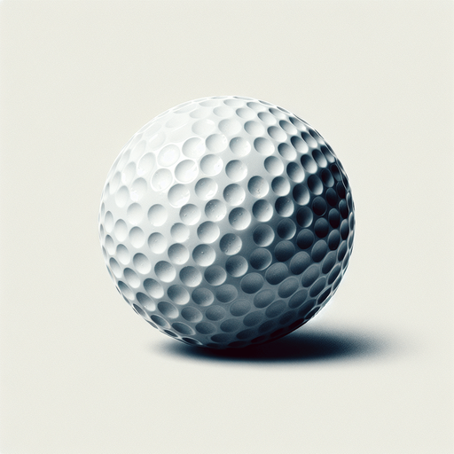 Balle de golf.
Single Game Texture. In-Game asset. 2d. Blank background. High contrast. No shadows.
