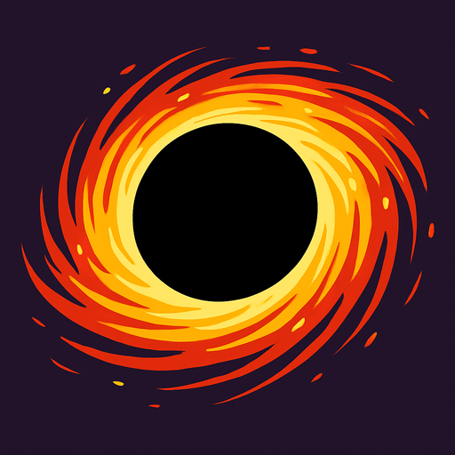 Kara delik.
In-Game asset.  2d.  High contrast.  No shadows