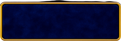 Keep this shape but change the material to a royal blue velvet with a golden border around it.