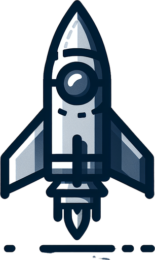 Bildiğin roket yap. Bir tane
Single Game Texture. In-Game asset. 2d. Blank background. High contrast. No shadows.