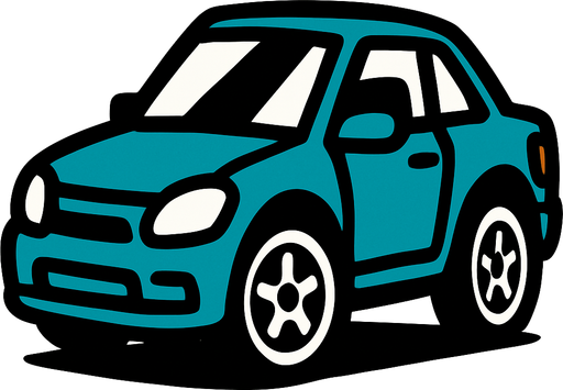 car.
In-Game asset.  2d.  High contrast.  No shadows