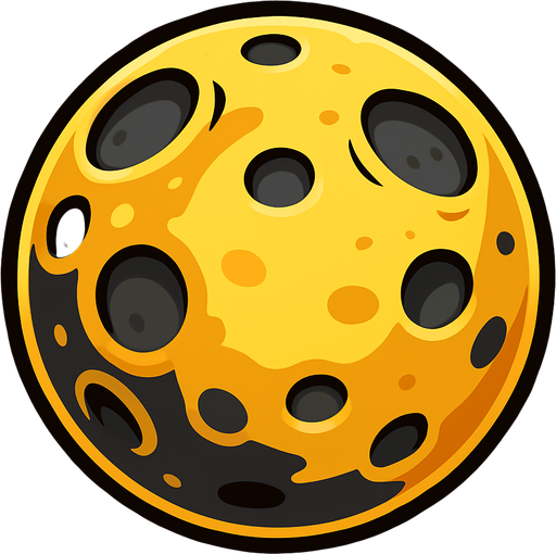 Moon.
In-Game asset.  2d.  High contrast.  No shadows