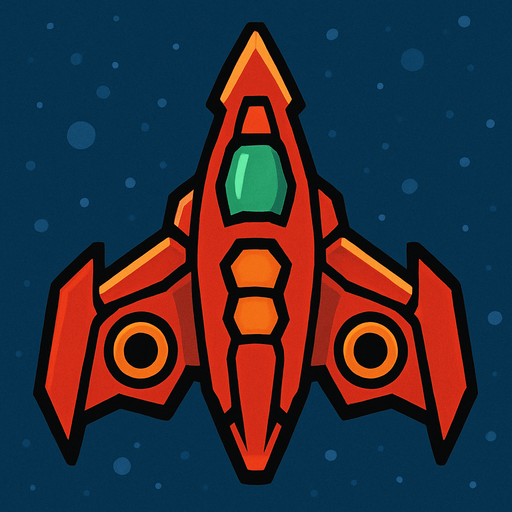 2d enemy spaceship arka plana uyumlu olsun.
In-Game asset.  2d.  High contrast.  No shadows