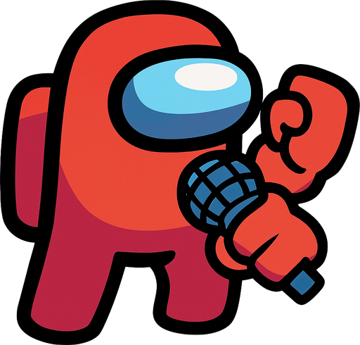 FNF among Us.
In-Game asset.  2d.  High contrast.  No shadows