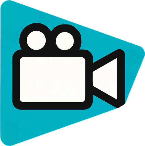 record video logo with not text.
In-Game asset.  2d.  High contrast.  No shadows