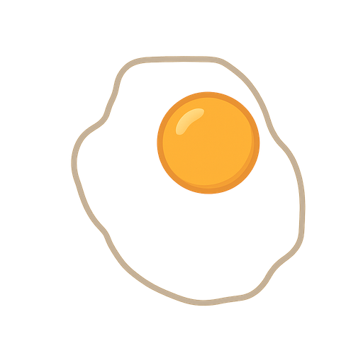 no text egg menu. No background. Transparent background. Blank background. No shadows. 2d. In-Game asset. flat