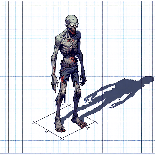 zombie top view gif.
Single Game Texture. In-Game asset. 2d. Blank background. High contrast. No shadows.