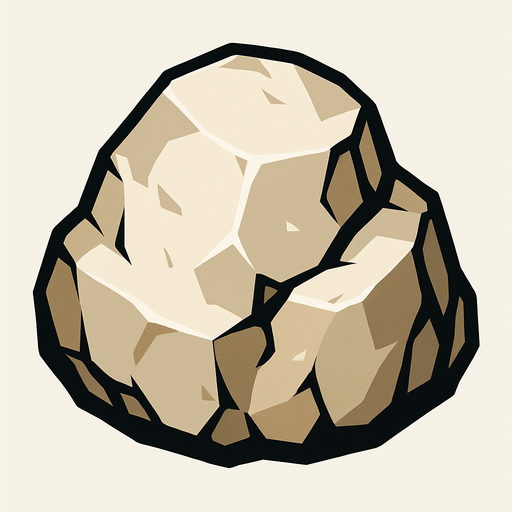 rock.
In-Game asset.  2d.  High contrast.  No shadows