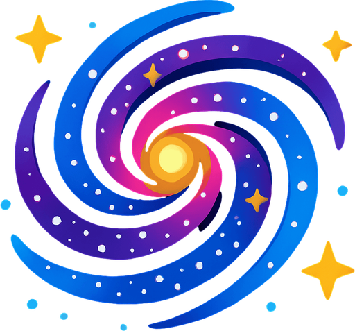 Galaksi.
In-Game asset.  2d.  High contrast.  No shadows