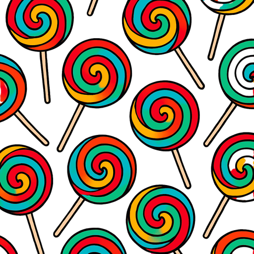 Fond écran sucette.
In-Game asset.  2d.  High contrast.  No shadows