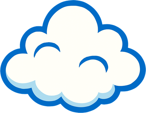 Nube.
In-Game asset.  2d.  High contrast.  No shadows