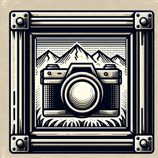 Frame of Camera viewfinder, inside viewfinder view, realistic camera, frame
Single Game Texture. In-Game asset. 2d. Blank background. High contrast. No shadows.