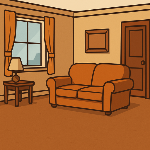 arkaplan için geniş bir zemin gerçekçi bir salon genellikle  pencere kapı koltuk gibi şeyler olsun.
In-Game asset.  2d.  High contrast.  No shadows