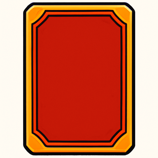 empty card.
In-Game asset.  2d.  High contrast.  No shadows