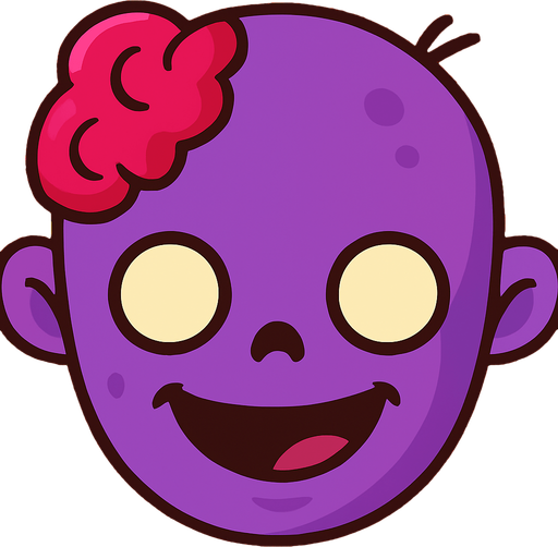 A happier version of this zombie but its will be purple