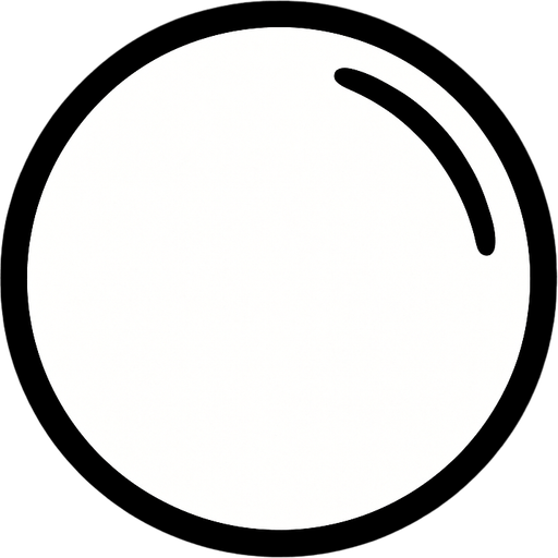 small white ball.
In-Game asset.  2d.  High contrast.  No shadows