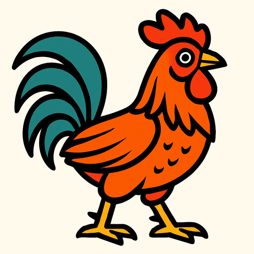 Horoz.
In-Game asset.  2d.  High contrast.  No shadows