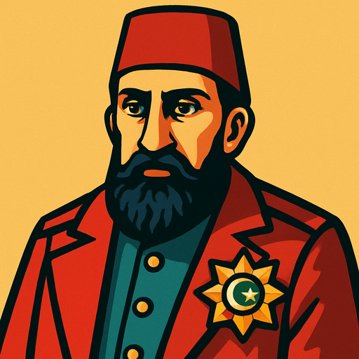2. abdülhamit han.
In-Game asset.  2d.  High contrast.  No shadows