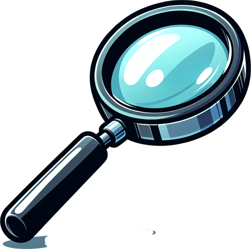 büyüteç. çizgi film